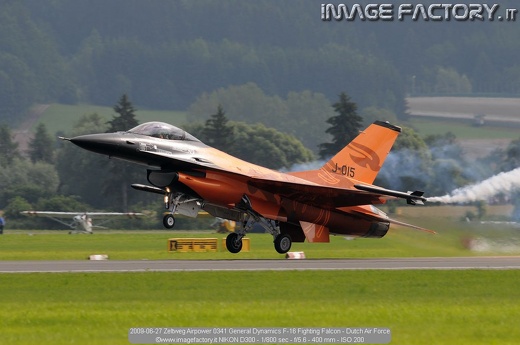2009-06-27 Zeltweg Airpower 0341 General Dynamics F-16 Fighting Falcon - Dutch Air Force